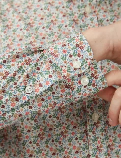 Floral Print Long-Sleeve Shirt 8 Floral Print Long-Sleeve Shirt -clothing Shop 0071128 002 F fm1cc7