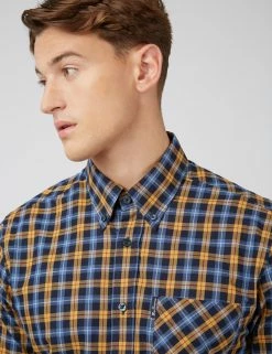 Gingham Check Short-Sleeve Shirt -clothing Shop 0071133 470 E zsx1gb