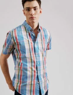 Multicolour Check Short-Sleeve Shirt 12 Multicolour Check Short-Sleeve Shirt -clothing Shop 0071140 710 476 snqkhj