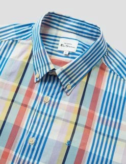 Multicolour Check Short-Sleeve Shirt 13 Multicolour Check Short-Sleeve Shirt -clothing Shop 0071140 710 G qso5fe