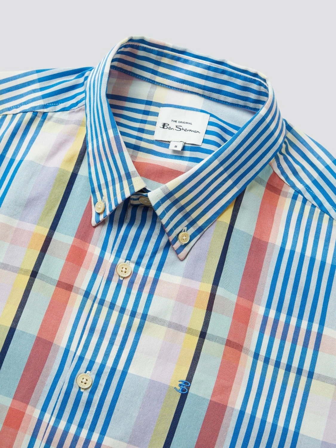 Multicolour Check Short-Sleeve Shirt 4 Multicolour Check Short-Sleeve Shirt - Image 4