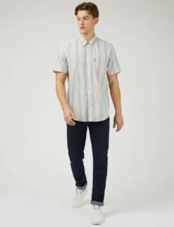 Ivy Block Stripe Short-Sleeve Shirt -clothing Shop 0071147 119 B xh8eax