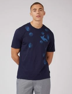B By Ben Sherman Bird Graphic Tee - Marine 9 B By Ben Sherman Bird Graphic Tee - Marine -clothing Shop 0071394 035 A euofvy