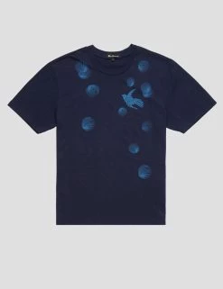 B By Ben Sherman Bird Graphic Tee - Marine 11 B By Ben Sherman Bird Graphic Tee - Marine -clothing Shop 0071394 035 D agj9tb