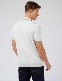 Signature Mod Knit Stripe Polo - Ivory -clothing Shop 0071442 015 C zdxxke