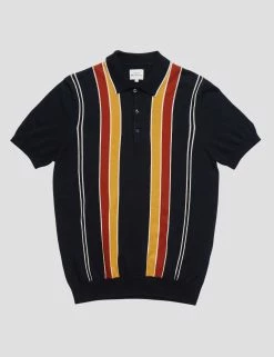 Signature Mod Knit Stripe Polo - Navy -clothing Shop 0071442 025 D a5wnib d3c30224 9078 49ba 8663 6d3c27ddbfce