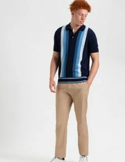 Iconic Gradient Vertical Stripe Mod Knit Polo -clothing Shop 0071596C 035 MARME 1 lkl66u scaled