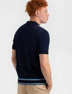 Iconic Gradient Vertical Stripe Mod Knit Polo -clothing Shop 0071596C 035 MARME 3 fpvwsh scaled