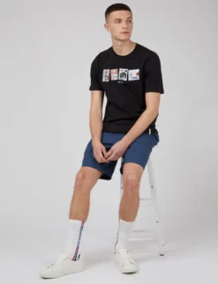 Signature Linen Shorts - Blue -clothing Shop 0072816 850 B g5xgjb