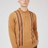 Signature Mod Birdseye Knit Polo - Fawn