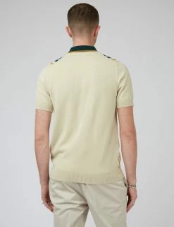 Mod Knit Colorblock Stripe Polo - Ocean Green -clothing Shop 0074404C 700 C qbl2ct