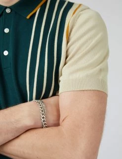 Mod Knit Colorblock Stripe Polo - Ocean Green -clothing Shop 0074404C 700 F hjvjjw