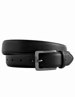 Bowen Leather Dress Belt - Black