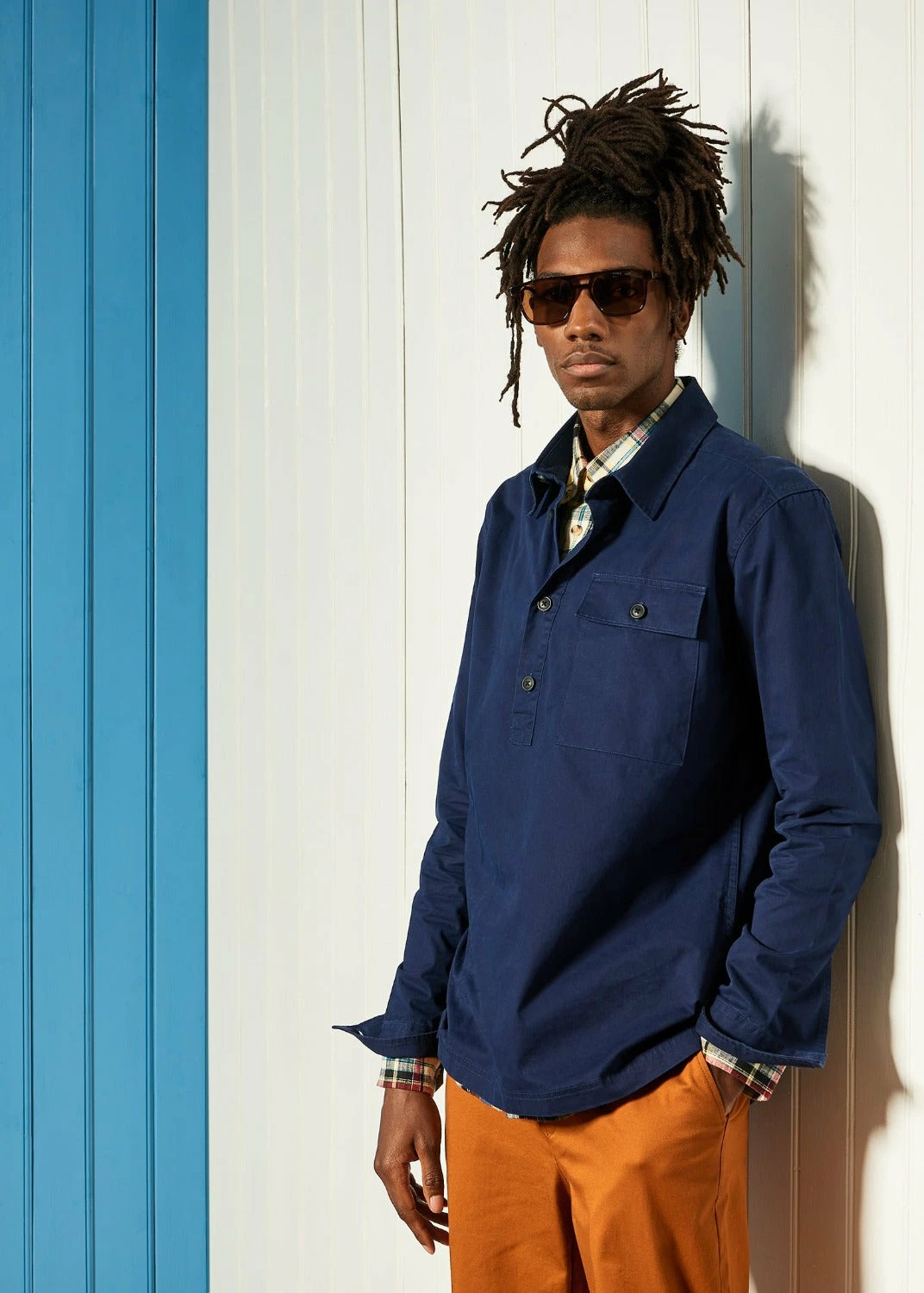 Pullover Quarter-Button Jacket - Marine 1 Pullover Quarter-Button Jacket - Marine