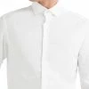 Diamond Texture Slim Fit Dress Shirt - White