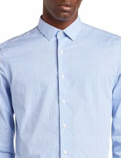 Check Skinny Fit Dress Shirt - Lavender -clothing Shop 33hbs4400 530 check dress shirt lavender close