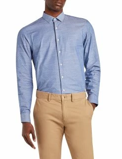 Dobby Slim Fit Dress Shirt - Lavender