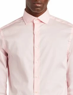 Argyle Dobby Slim Fit Dress Shirt - Pink -clothing Shop 33hbs4418 650 argyle dobby dress shirt pink close