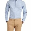 Check Slim Fit Dress Shirt - Blue