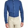 Seersucker Skinny Fit Dress Shirt - Navy