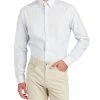 Diamond Dobby Fineline Slim Fit Dress Shirt - Blue