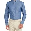 Diamond Dobby Slim Fit Dress Shirt - Indigo