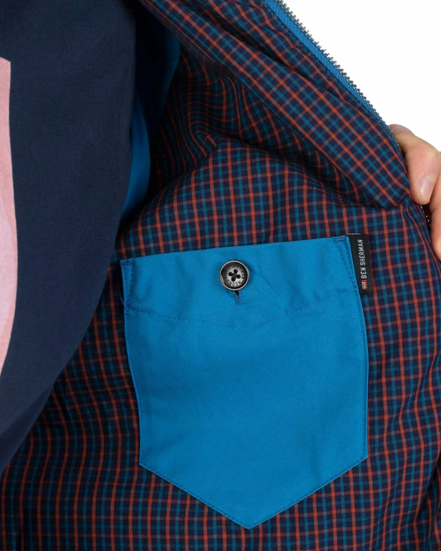 Harrington Jacket - Marine 3 Harrington Jacket - Marine - Image 3