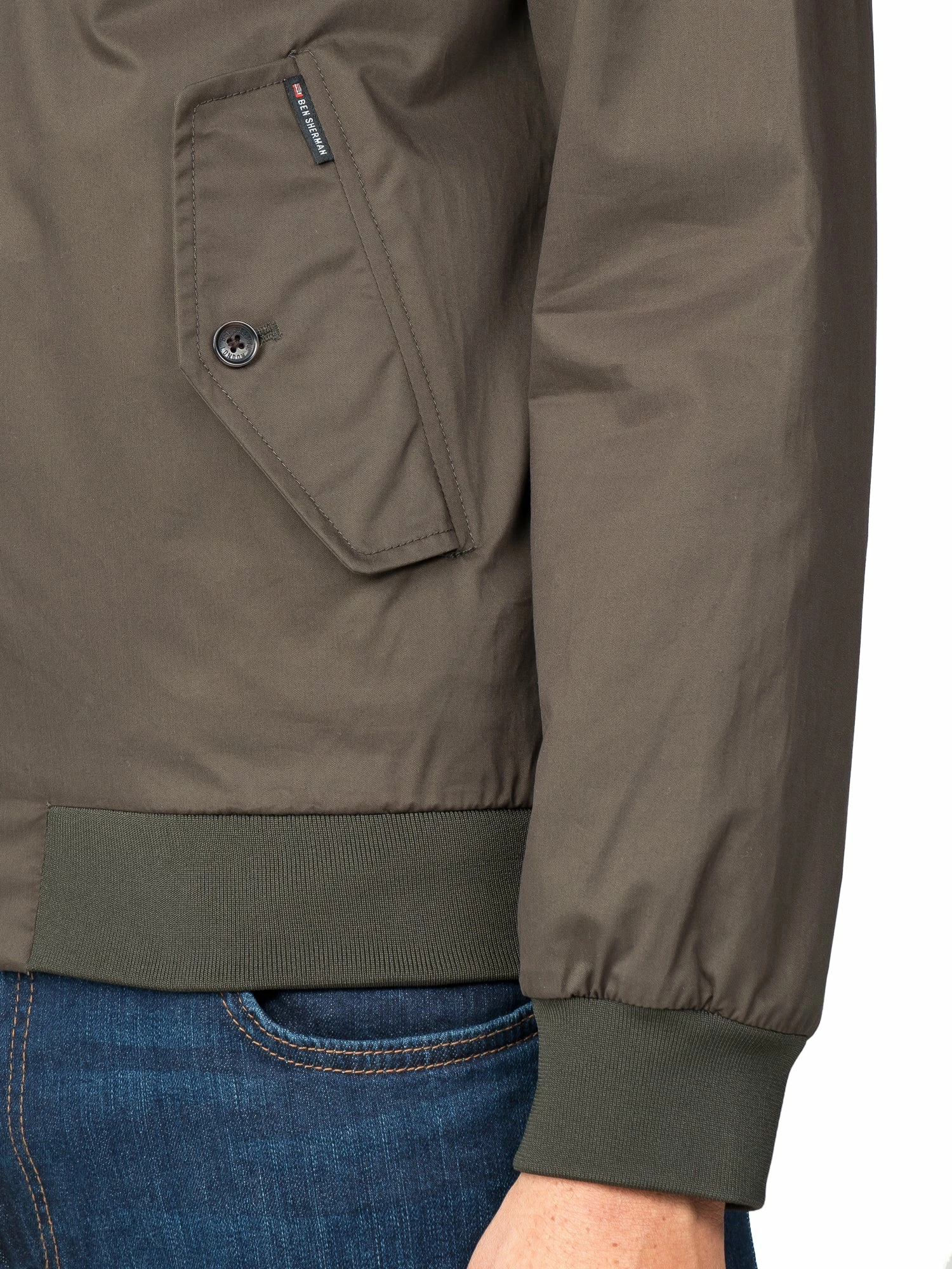 Harrington Jacket - Dark Green 3 Harrington Jacket - Dark Green - Image 3