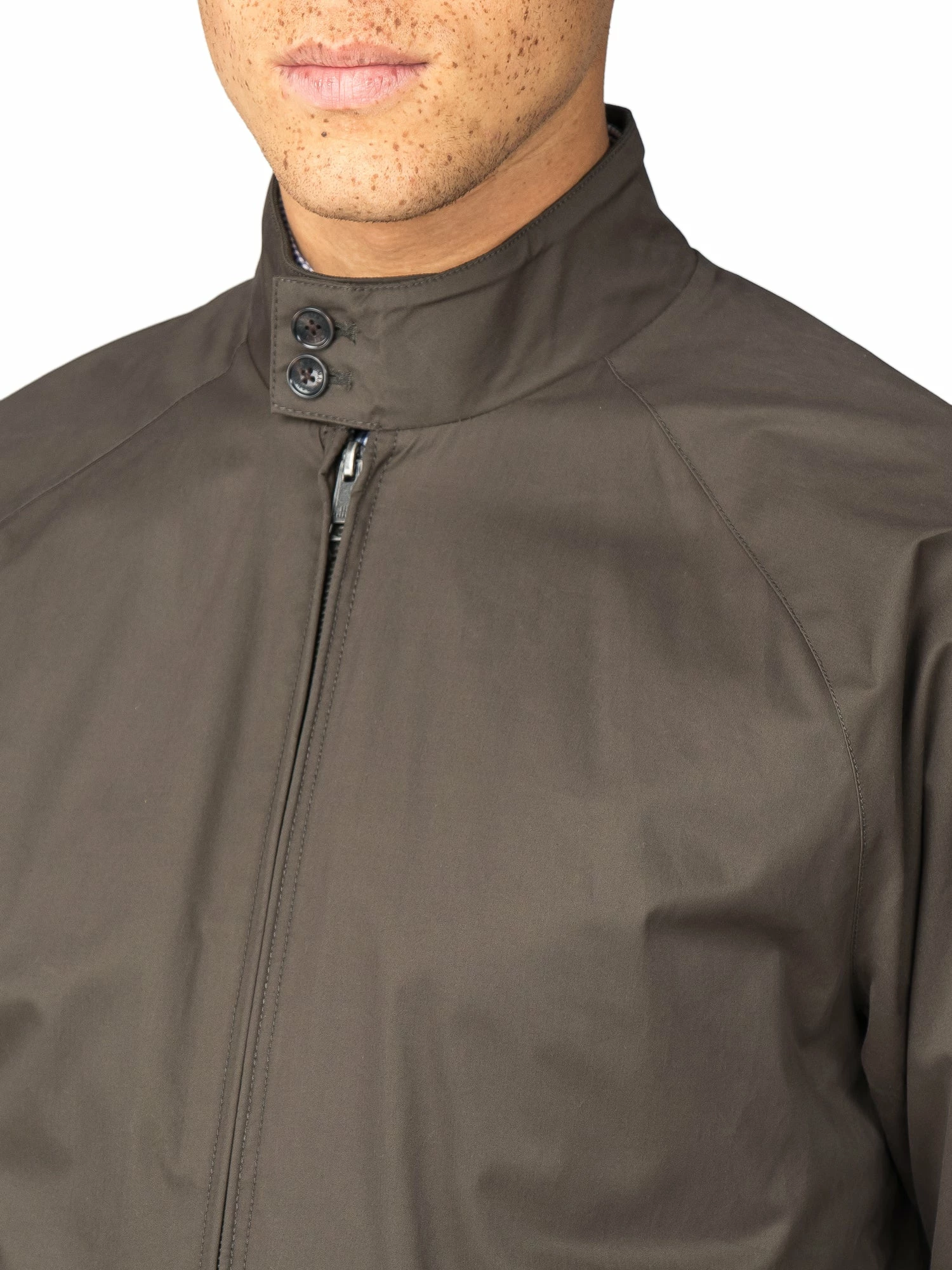 Harrington Jacket - Dark Green 2 Harrington Jacket - Dark Green - Image 2