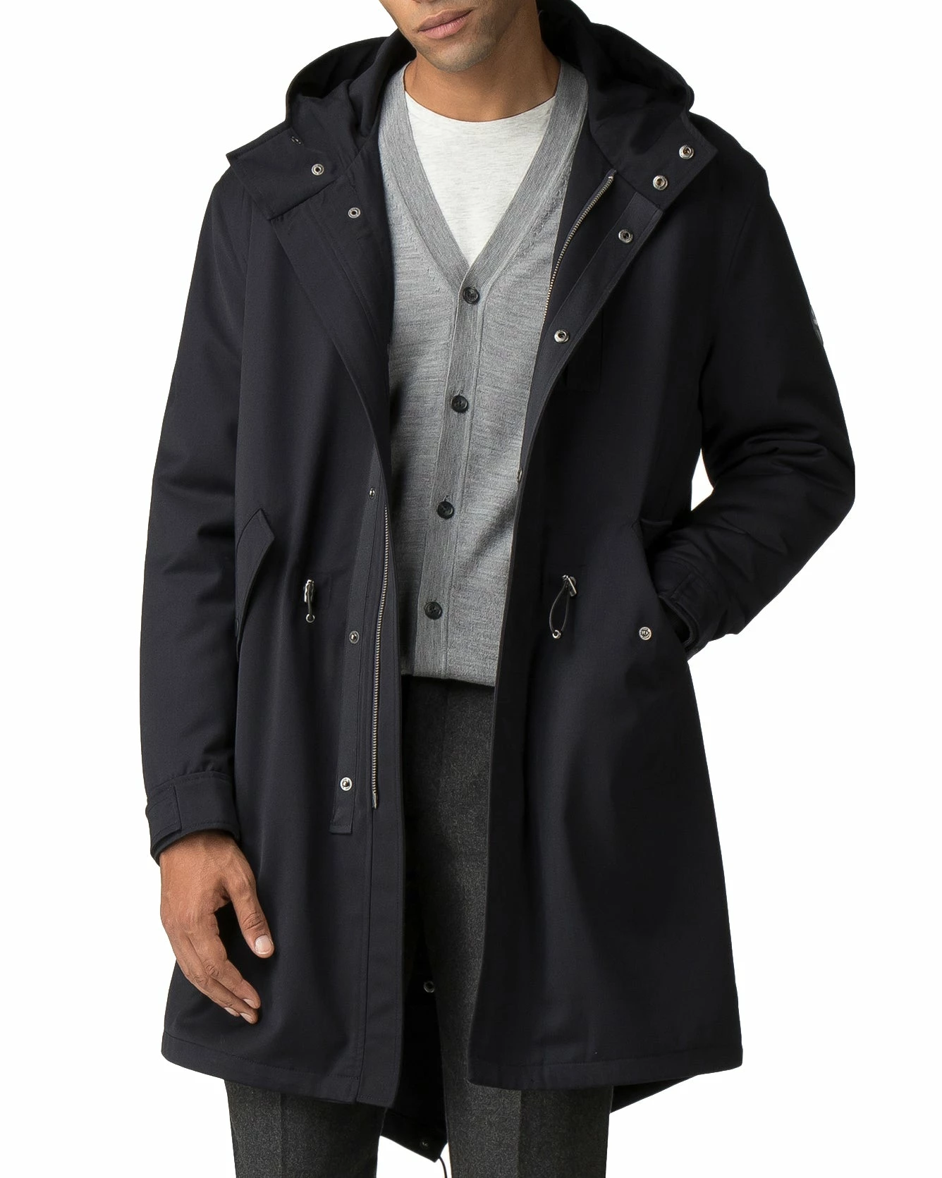 Fishtail Parka - Dark Navy 1 Fishtail Parka - Dark Navy
