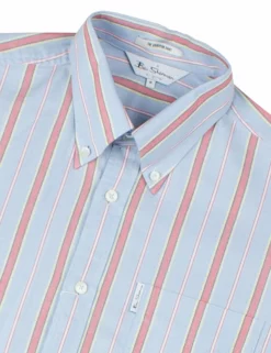 Long-Sleeved Archive Brighton Striped Shirt - Robbia Blue 14 Long-Sleeved Archive Brighton Striped Shirt - Robbia Blue -clothing Shop 50791 152 long sleeved archive brighton striped shirt robbia blue G