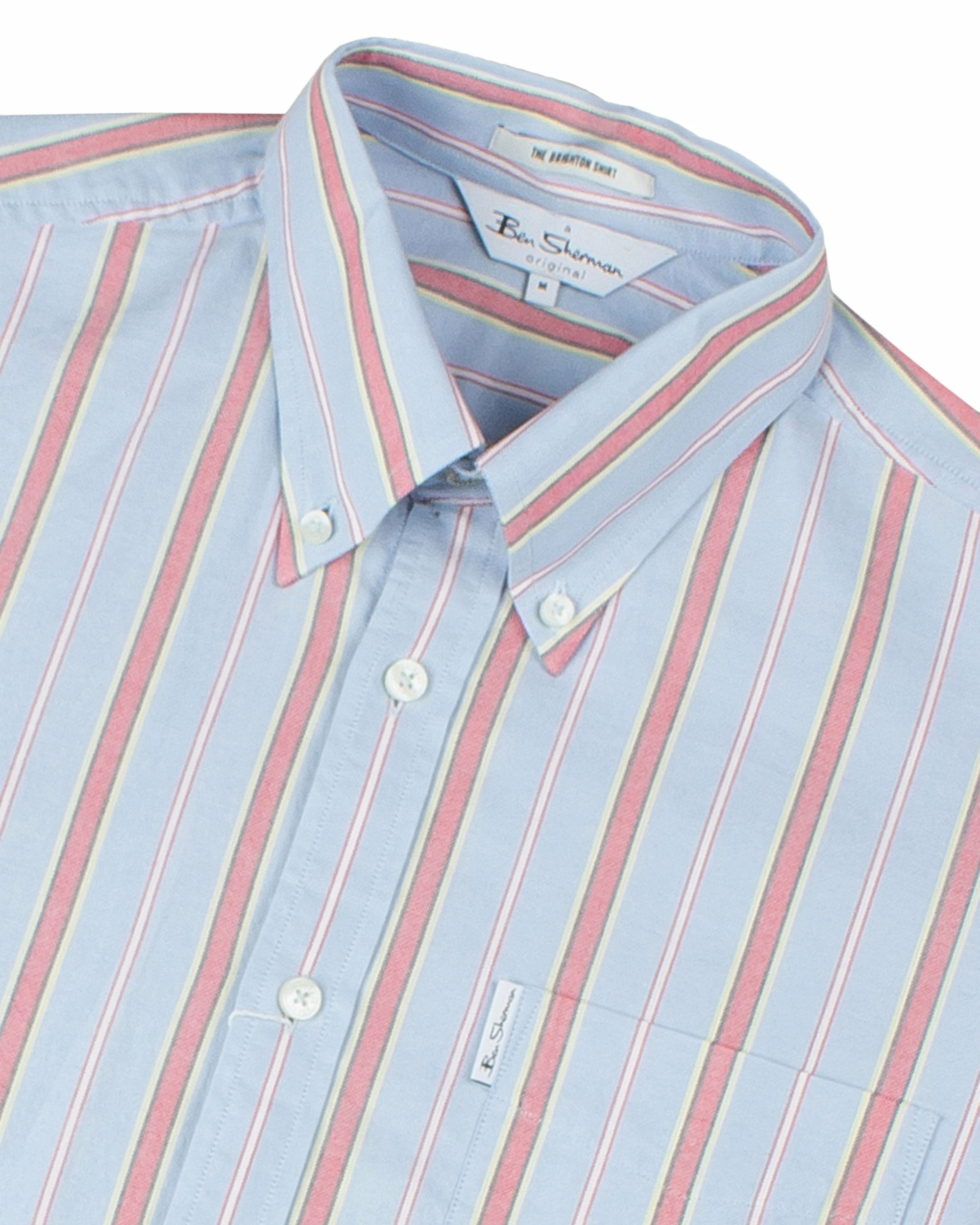 Long-Sleeved Archive Brighton Striped Shirt - Robbia Blue 7 Long-Sleeved Archive Brighton Striped Shirt - Robbia Blue - Image 7