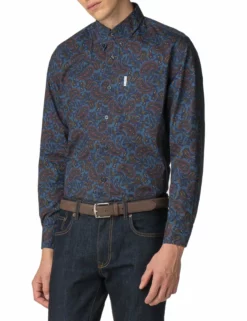 Long-Sleeved Archive Vega Shirt - Sargasso Sea