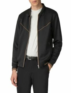 Tricot Track Top Jacket - Black