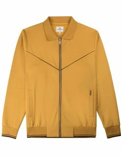 Tricot Track Top Jacket - Yellow -clothing Shop 51429 450 tricot track top jacket yellow flatlay