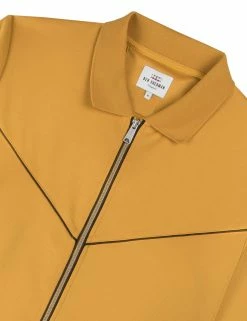 Tricot Track Top Jacket - Yellow -clothing Shop 51429 450 tricot track top jacket yellow flatlayneck