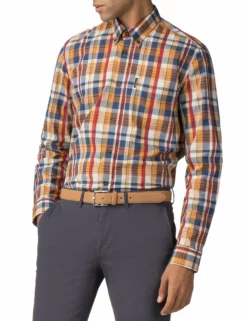 Long-Sleeved Keith Moon Check Shirt - Yellow