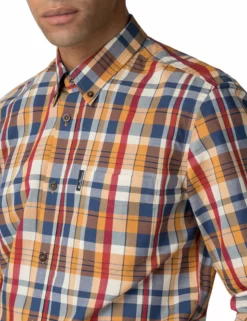 Long-Sleeved Keith Moon Check Shirt - Yellow -clothing Shop 52960 770 long sleeved keith moon check shirt D