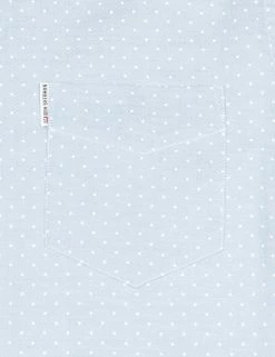 Long-Sleeve Polka Dot Oxford Shirt - Sky -clothing Shop 54017 120 long sleeve polka dot oxford shirt sky pocket