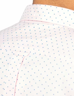 Long-Sleeve Polka Dot Oxford Shirt - Pink 10 Long-Sleeve Polka Dot Oxford Shirt - Pink -clothing Shop 54017 501 long sleeve polka dot oxford shirt pink backneck