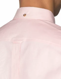 Long-Sleeve Pink White & Blue Striped Oxford Shirt - Pink 11 Long-Sleeve Pink White & Blue Striped Oxford Shirt - Pink -clothing Shop 54035 501 long sleeve pink white blue striped oxford shirt pink neckback