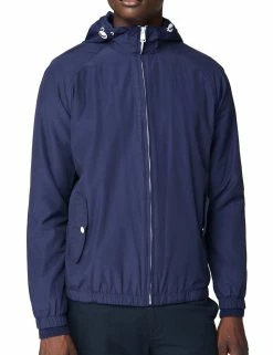 Casual Hooded Jacket - Navy