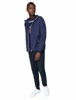 Casual Hooded Jacket - Navy -clothing Shop 54156 170 casual hooded jacket navy full