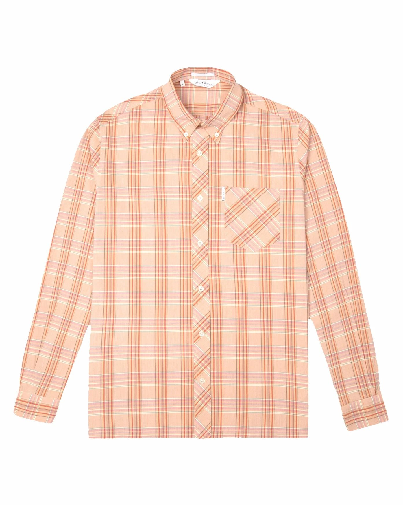Long-Sleeve Archive Cambridge Shirt - Orange 5 Long-Sleeve Archive Cambridge Shirt - Orange - Image 5