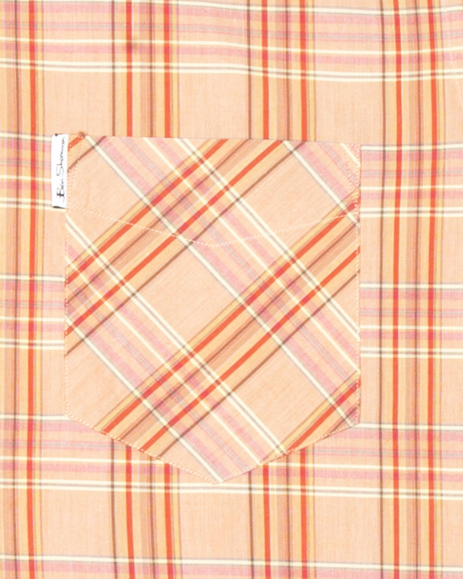 Long-Sleeve Archive Cambridge Shirt - Orange 6 Long-Sleeve Archive Cambridge Shirt - Orange - Image 6