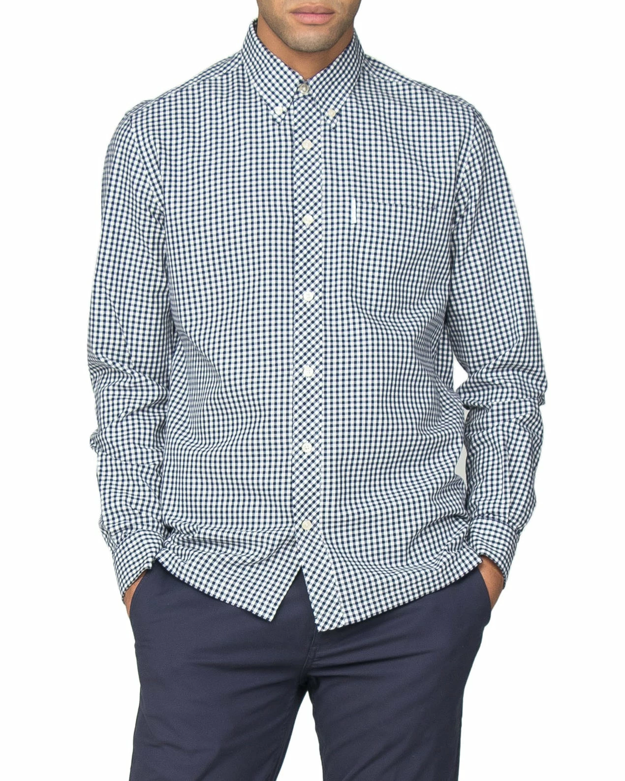 Long-Sleeve Archive Modernist Shirt - Navy Blazer 1 Long-Sleeve Archive Modernist Shirt - Navy Blazer