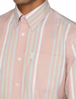 Long-Sleeve Archive Oxford Stripe Shirt - Light Pink 6 Long-Sleeve Archive Oxford Stripe Shirt - Light Pink -clothing Shop 55917 501 long sleeve archive oxford stripe shirt light pink closeup