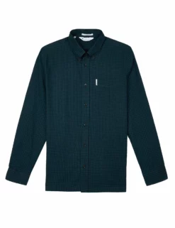Long-Sleeve Archive Modernist Gingham Shirt - Trekking Green -clothing Shop 55920 651 long sleeve archive modernist gingham shirt trekking green flat