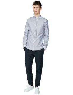Long-Sleeve Archive Benny Shirt - Navy -clothing Shop 55921 170 long sleeve archive benny shirt navy fullbody