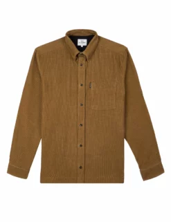 Long-Sleeve Cord Overshirt - Tan 9 Long-Sleeve Cord Overshirt - Tan -clothing Shop 55924 320 long sleeve cord overshirt tan flatlay